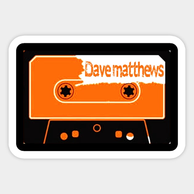 vintage retro dave matthews band Sticker by inidurenku official